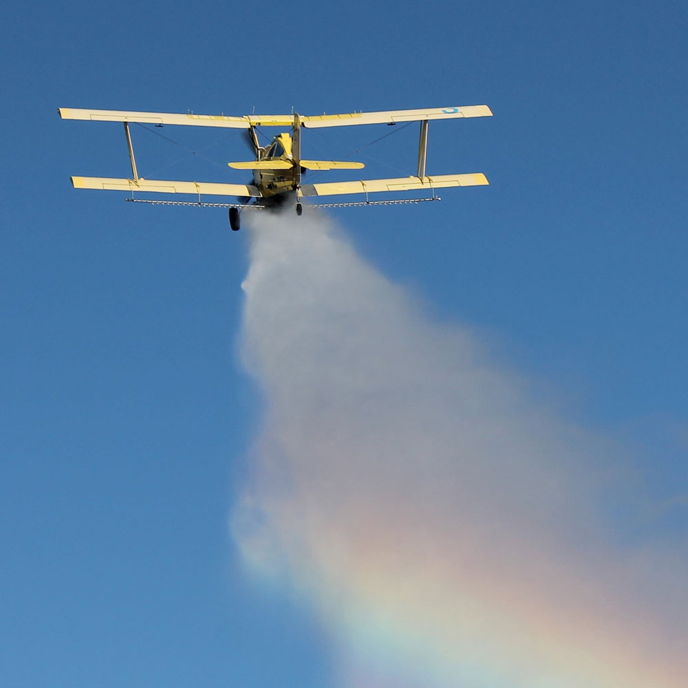 crop duster plane
