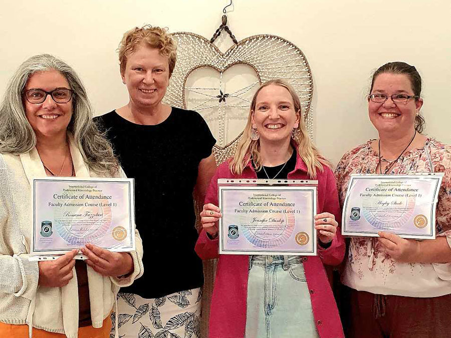 Rowena Ritchie with her FAC 1 graduates.